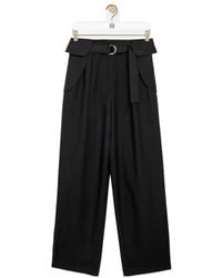 Loewe - Pleated Casual Pants - Lyst