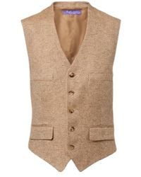 Ralph Lauren - Holland Linen Tweed Vest - Lyst
