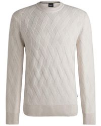 BOSS - H-Elfredo 10265530 01 Knitted Top - Lyst