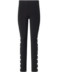 Proenza Schouler - Martina Button-Embellished Stretch-Jersey Skinny Pants - Lyst
