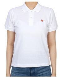 Comme des Garçons - Short-Sleeved Polo Shirt - Lyst