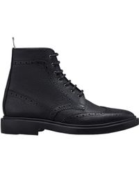 Thom Browne - Brogue Lace-Up Boots - Lyst