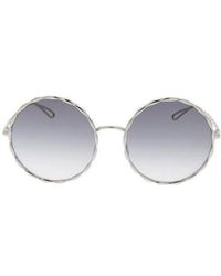Elie Saab - Round Frame Sunglasses - Lyst