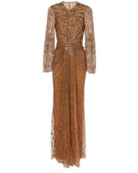 Jenny Packham - Anja Embellished Gown - Lyst