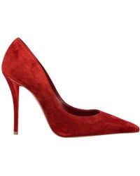 Christian Louboutin - Miss Z Pointed-Toe Suede Pumps - Lyst