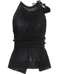 Max Mara - Sleeveless Crew Neck Knit Top - Lyst