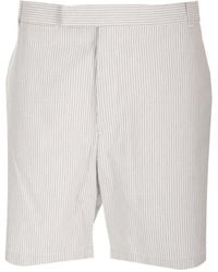 Thom Browne - Stripe Patterned Tailored Shorts - Lyst