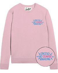 MC2 Saint Barth - New Queen Embroidered Knitted Sweater - Lyst