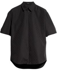 Gucci - Gg Cotton Poplin Zip Shirt - Lyst