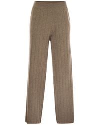 Max Mara - Jardin Cashmere Yarn Trousers - Lyst