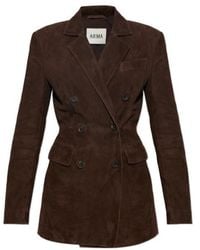 Arma - Long-Sleeve Leather Jacket - Lyst