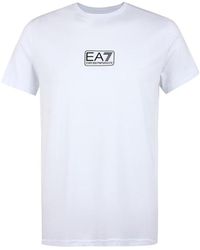 EA7 - Logo Short Sleeved T-Shirt - Lyst