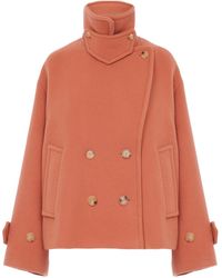 Chloé - Double-Breasted Buttoned Jacket - Lyst