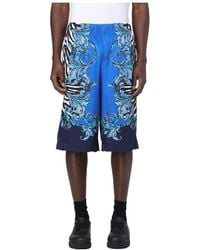 Versace Jeans Couture - Couture Barocco-Print Shorts - Lyst
