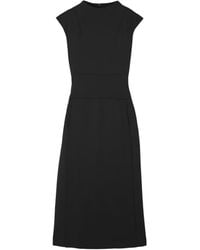 Max Mara - Fatto Paneled Stretch-Jersey Midi Dress - Lyst