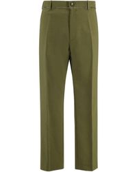 Marni - Pleat-Detail Wool Trousers - Lyst