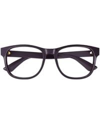 Gucci - Eyewear Square Frame Glasses - Lyst