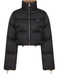 Prada - Long-Sleeved Cotton Jacket - Lyst