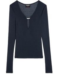 Zadig & Voltaire - Long-Sleeved T-Shirt - Lyst