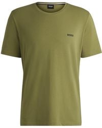 BOSS - Minimalist Solid-Color T-Shirt - Lyst