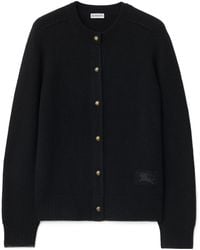 Burberry - Clara Cashmere Crewneck Cardigan - Lyst