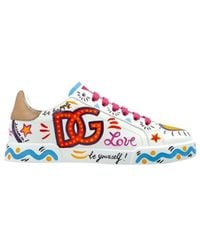 Dolce & Gabbana - Portofino Low-Top Sneakers - Lyst