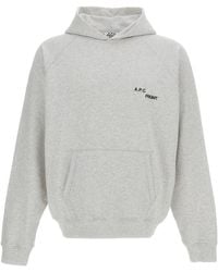 A.P.C. - Straight-Cut Hooded Sweatshirt - Lyst