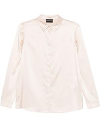 Emporio Armani - Silk Shirt - Lyst