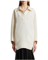 KHAITE - Kal Long Sleeved Shirt Dress - Lyst