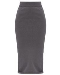 Entire studios - Raw Knit Midi Skirt - Lyst