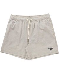 Barbour - Somerset Striped Drawstring Swim Shorts - Lyst