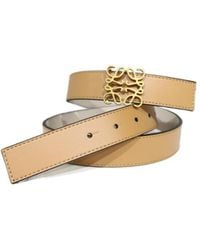 Loewe - Logo Buckled Reversible Belt - Lyst