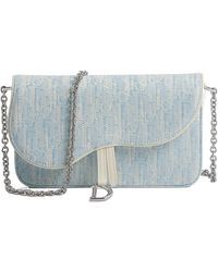 Dior - Medium Saddle Pouch With Chain - Lyst