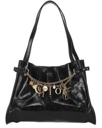 Chloé - Chloé Logo Charms Hobo Bag - Lyst