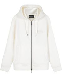 Emporio Armani - Hooded Zipper Hoodie - Lyst