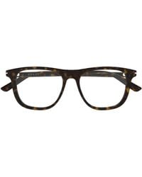 Gucci - Eyewear Square Frame Glasses - Lyst