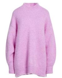 Isabel Marant - Minimalist Solid Color Knit Sweater - Lyst