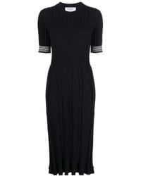 Thom Browne - Cable-Knit Cotton Midi Dress - Lyst