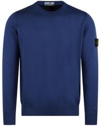 Stone Island - Compass Patch Crewneck Jumper - Lyst