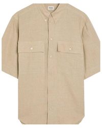 Tod's - Minimalist Versatile Solid Linen Shirt - Lyst
