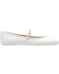 Gianvito Rossi - Round Head Ballet Flats - Lyst