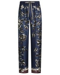Dolce & Gabbana - Peony-Printed Vanity Twill Trousers - Lyst