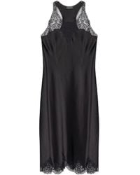 Balenciaga - Lace Trimmed Sleeveless Dress - Lyst