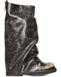 The Attico - Robin Leather Boots - Lyst