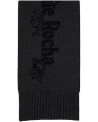 Simone Rocha - Long Graphic Logo Knit Scarf - Lyst