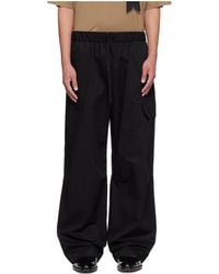 Simone Rocha - Drawstring Pleated Knee Cargo Pants - Lyst