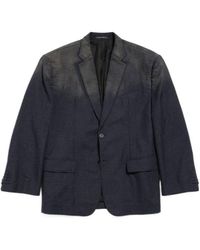 Balenciaga - Wool Faded Blazer - Lyst