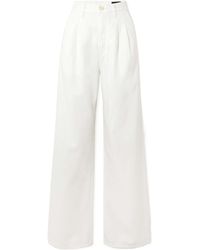 Goldsign - High-Waisted Wide-Leg Jeans - Lyst