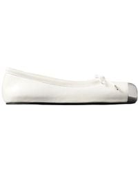 McQueen - Logo Ballet Shoes - Lyst
