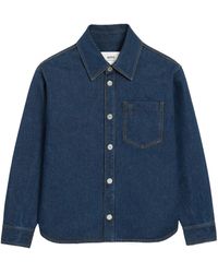 Ami Paris - Ami De Coeur Denim Overshirt - Lyst